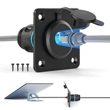 Ethernet Socket by Starlink - RJ45 CAT6 Pass Through Wall Pass Through