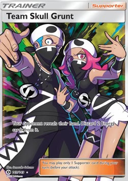 Pokémon Team Skull Grunt SUM-149 Ultra Rare Englisch Excellent