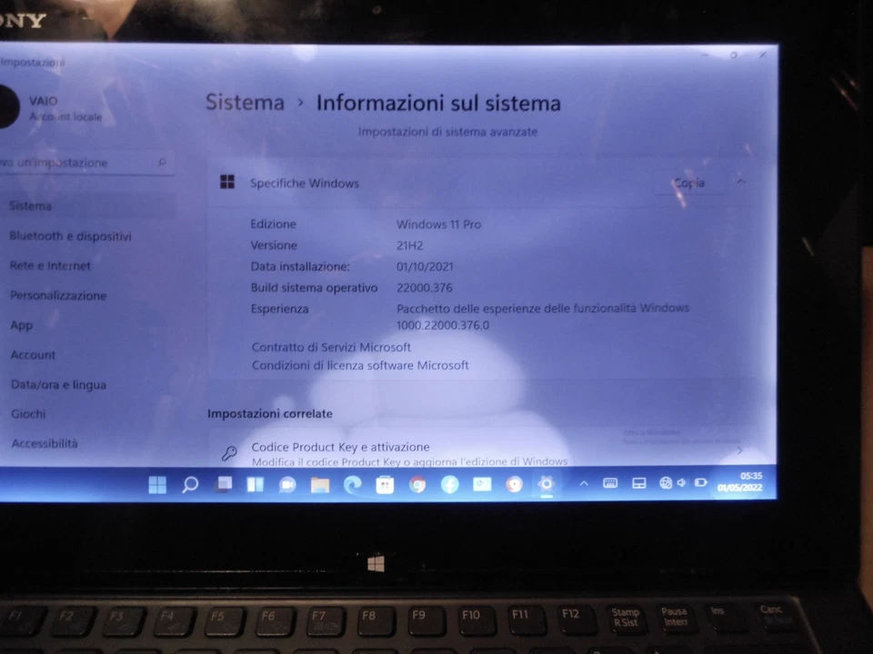 Sony Vaio Duo 11 Ultrabook SVD112A1SM / Intel Core i3 / 4Gb RAM - Immagine 3 di 4