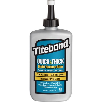 Titebond 2403 4.8 PH 36,500 CPS White Quick & Thick Multi-Surface Glue 8 oz.
