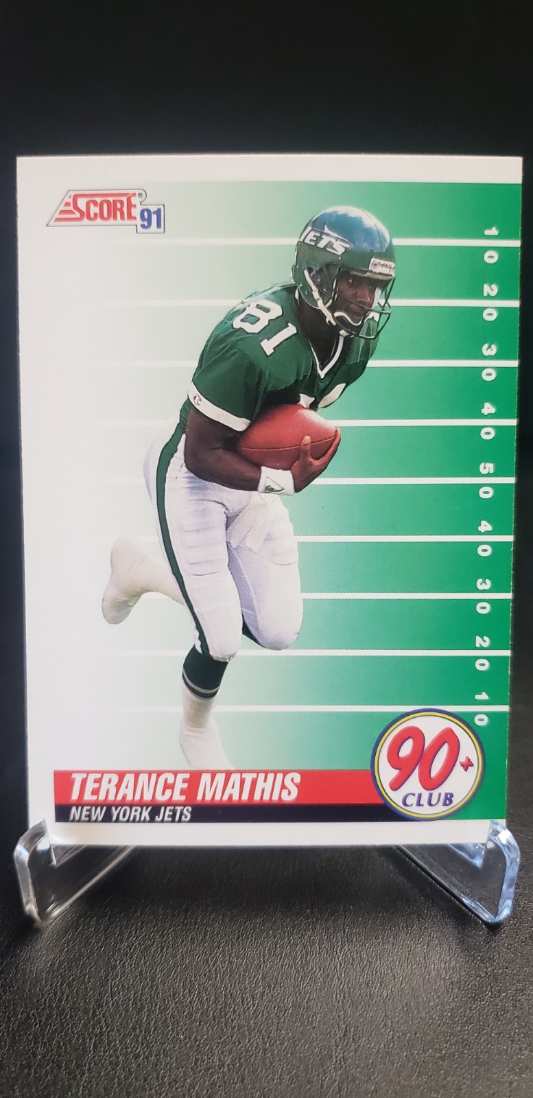 1991 Score - 90+ Club Terance Mathis #321