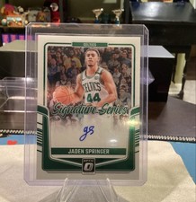 2024-25 Panini Donruss Optic - Signature Series Jaden Springer, Jaden...