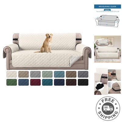 High Safety Reversible Pet Couch Cover - Soft Microfiber, Washable & Elegant