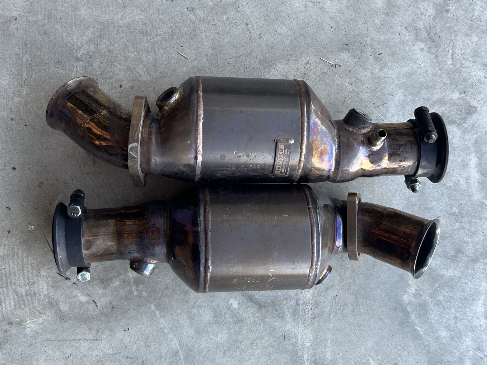 Fabspeed Ferrari F355 Exhaust Sport Catalytic Converters Left & Right L R Set F1