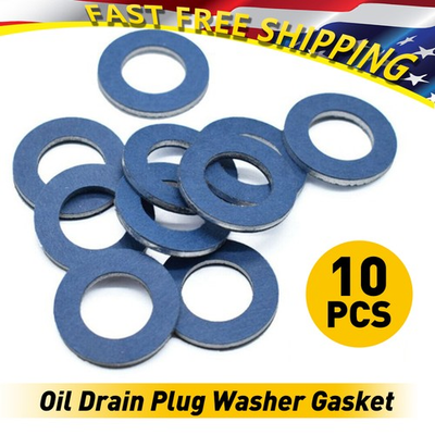 #ad #ad New 10PCS Blue Aluminum Oil OEM Drain Washer Plug Gasket For TOYOTAamp;LEXUSamp;SCION $10.99