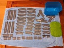 Thomas The Train  Friends Gullane Track With Container. 46 Assorted Pieces.