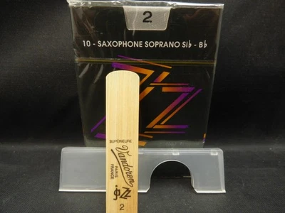 Vandoren ZZ. Soprano Saxophone Reeds. SINGLE Reeds. 2.0 to 3.5 Available.