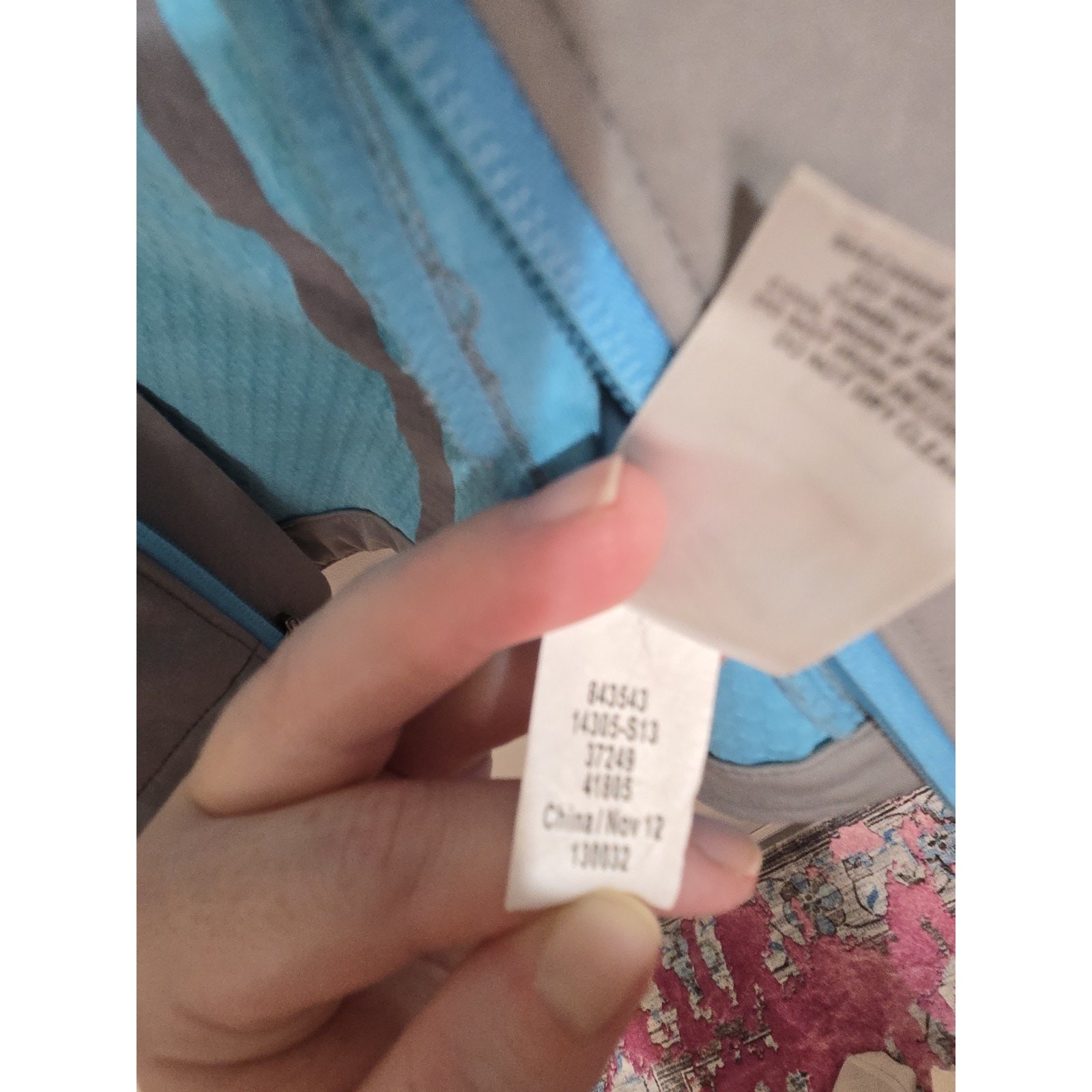 REI Lightweight Soft Shell Jacket Medium Gray Blu… - image 14