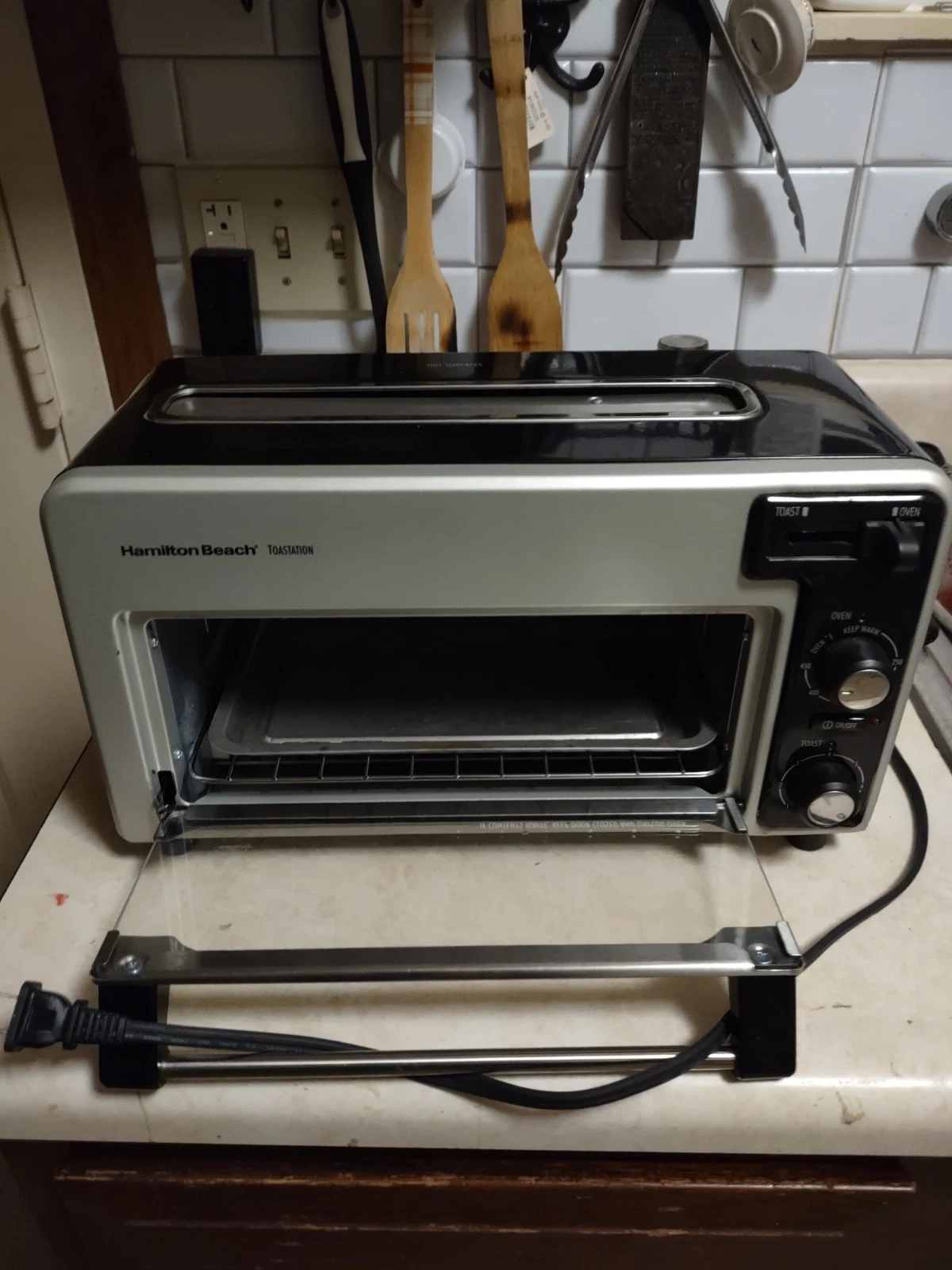 Hamilton Beach Toastation Compact 2-in-1 Two Slice Toaster & Oven