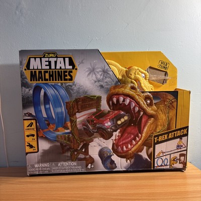 Zuru Metal Machines T-Rex Attack Double Loop Track Car Playset Wild Thing NEW 
