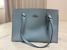 Coach tote bag light blue