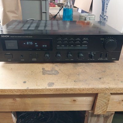 Denon DRA-25 AM/FM Stereo Receiver Tested Works Vintage Japan Clean