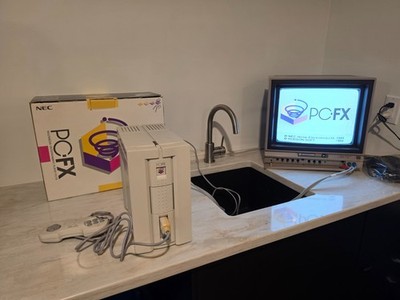 NEC PC-FX Console Boxed Tested + Controller + 14 Games Tengai Makyou Battle Heat
