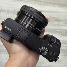 Sony Alpha 6000 24.3MP Digital SLR Camera Black Kit with E PZ 16-50mm