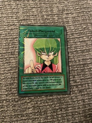 Yu-Gi-Oh! TCG Talent Playground Motive Card 1st Edition