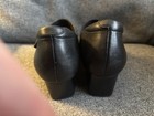 Clarks Unstructured Rosalyn Wren Mary Jane Pumps BLACK Leather Size 9.5 Shoes — photo 8