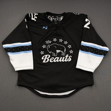 2020-21 Buffalo Beauts Game-Issued NWHL Jersey PHF MeiGray
