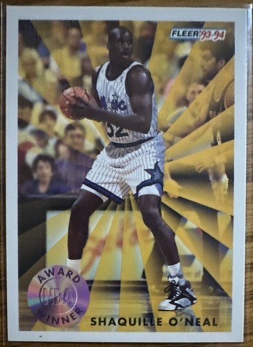 Fleer 1993-94 Shaquille O'Neal Rookie of the Year Award Winner #231