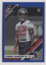 2019 Panini Donruss Optic Rookies Blue Prizm 143/150 Lonnie Johnson Jr #126 db5