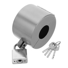 Heavy Duty Metal Outdoor Faucet Lock Cover Silver Water Valve Lock Anti Theft
