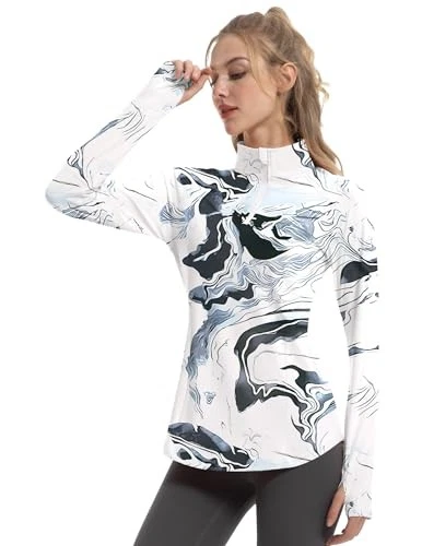 FKEEP WOMEN'S SUN SHIRTS LONG SLEEVE UPF 50+ QUICK DRY - SIZE: WOMEN S - INKWASH