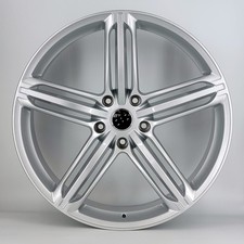 22"rs6 b silver alloy wheels audi q7/vw tourag 5x130/porsche cayenne tyres