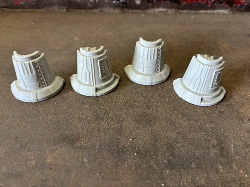 VINTAGE 1982 STAR WARS MICRO COLLECTION HOTH TURRET DEFENSE PLAYSET PARTS