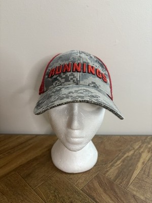 OTTO Men s Hat Runnings Store Red Grey Camoflauge Fitted Small Medium #6