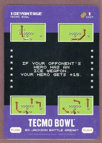 2026 Bo Jackson Battle Arena Tecmo Bowl Plays #151 Icevantage