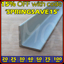 20mm - 100mm Stainless Steel Angle L Section 25mm 30mm 40mm 50mm 75mm 304 316...