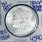 1899 O BU UNCIRCULATED MORGAN SILVER DOLLAR AUTHENTIC U.S.MINT FREESHIPPING 4590