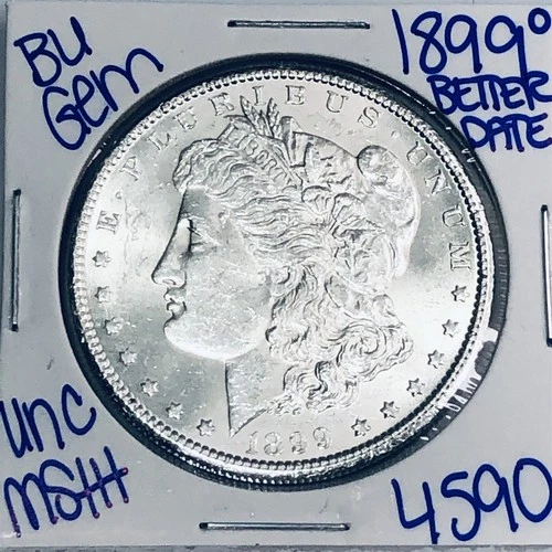 1899 O BU UNCIRCULATED MORGAN SILVER DOLLAR AUTHENTIC U.S.MINT FREESHIPPING 4590