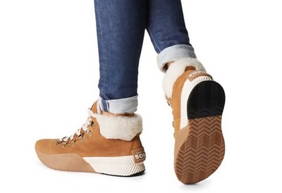 Sorel Women's Out N About III Conquest Waterproof Boots In Camel Size 10