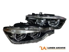 Genuine BMW 3 Series F30 F35 Headlight Pair Left & Right LED 2013-2018 OEM