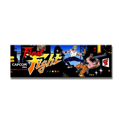 Final Fight Premium Arcade Marquee Reproduction Backlit Sign Insert