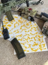 M81 High Heat High Bake Avery 100-235-S 6 Sheet Stencil Kit! 