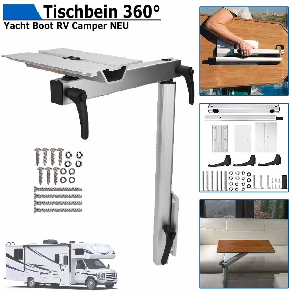 Tischgestell Untergestell klappbar Bootstisch Abnehmbar Boot Wohnmobil Wohnwagen