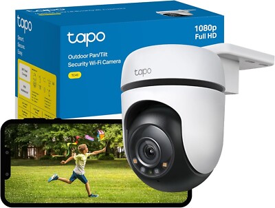 Tapo TC40 1080P WiFi Outdoor Überwachungskamera 360° Schwenk Neigbar ohne Abo IP65