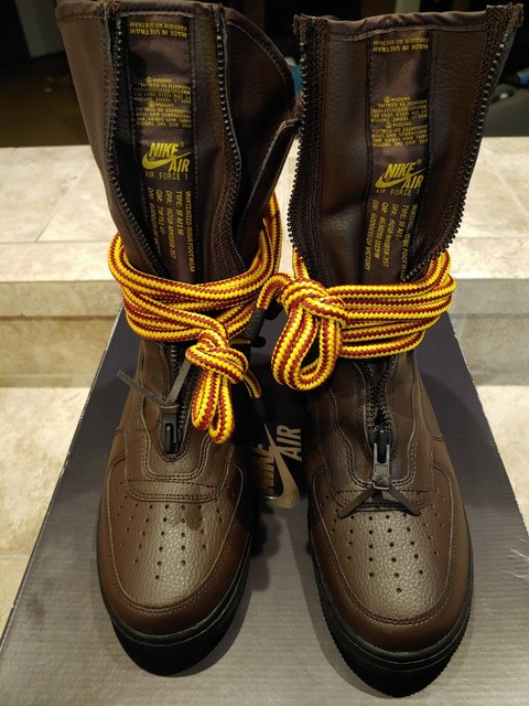 Nike Air Force One Af1 Hi Baroque Brown Boot Aa1128-204 Sz 10.5 Jordan Retro 1 3 for sale online 