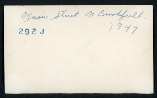 Foto de North Brookfield Main Street Cars Town Hall años 40 Massachusetts Boston - Imagen 2 de 2