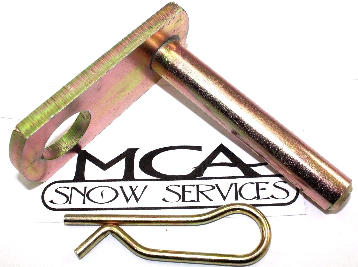 WESTERN SNOW PLOW PIN ULTAMOUNT RECEIVER PIN & HAIRPIN COTTER 67665 ...