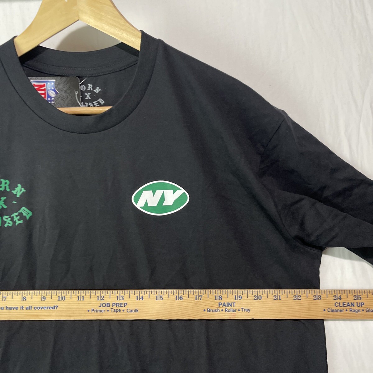 NFL× BORN X RAISED × NY JETS コラボT /2XL 黒 Unisex Born x Raised Black New York Jets T-Shirt