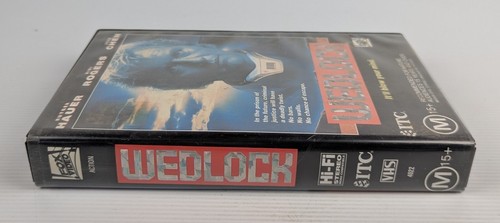 Wedlock 1991 - VHS Tape - Big Box Ex-Rental - Rutger Hauer - Picture 3 of 6