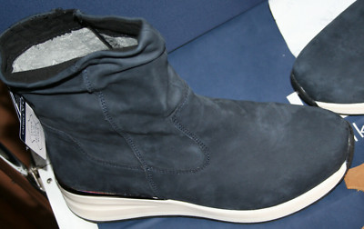  CAPRICE  the on air walking Boot 7 1/2 neu darkblue feines echtes Velour Leder 