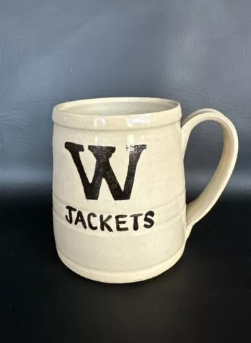 Vintage Original Owens Pottery Tan Seagrove North Carolina Coffee Cup/Mug 18 oz.