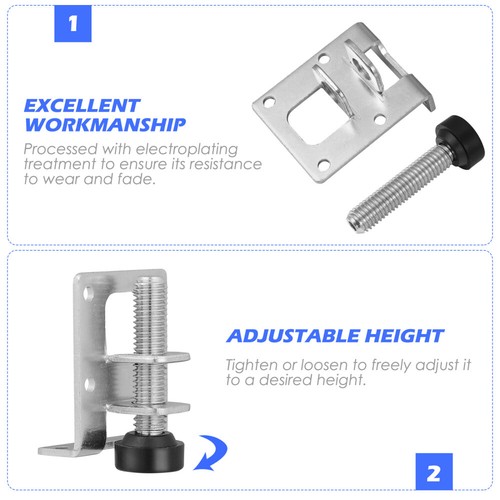Heavy Duty Leveling Feet Adjustable Furniture Leg Leveler Legs Levelers - Picture 4 of 11