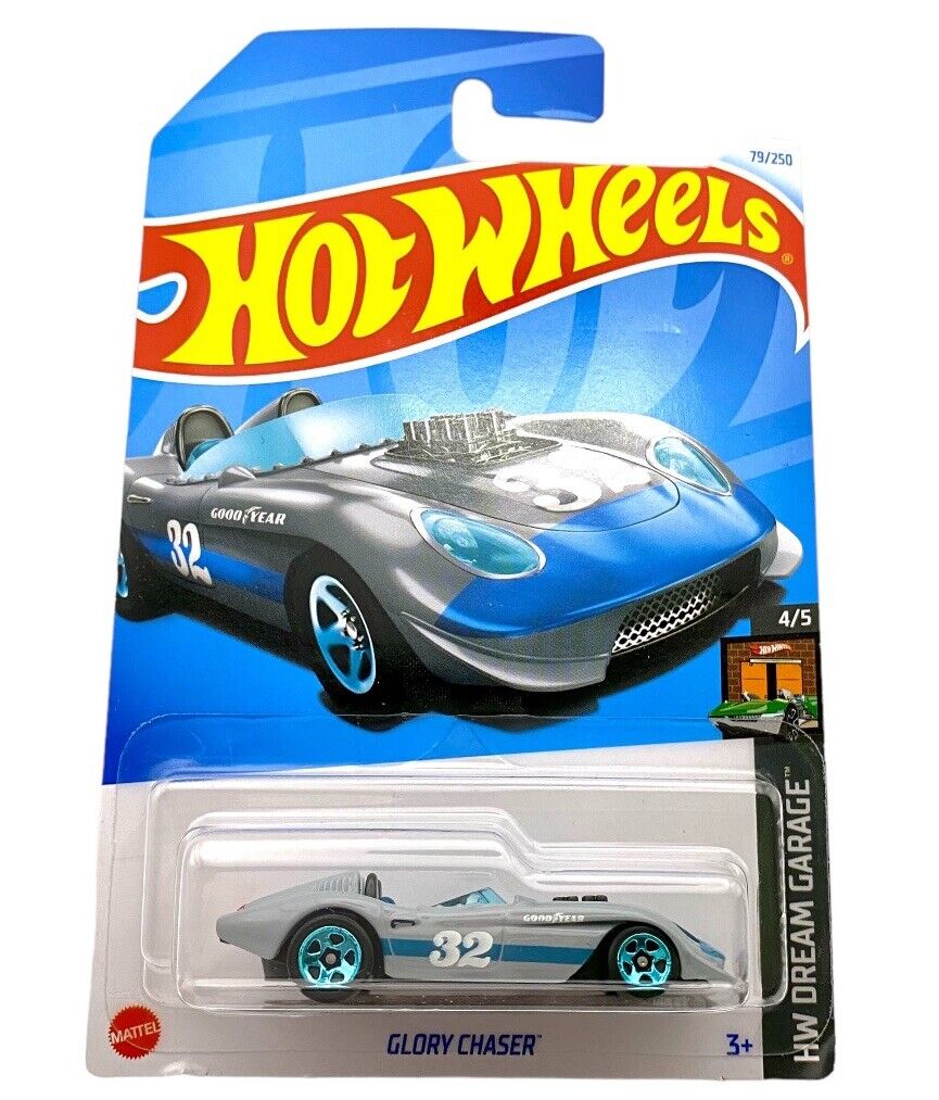 Hot Wheels Glory Chaser Grey #79 Mainline 2024 Case J Let's Race