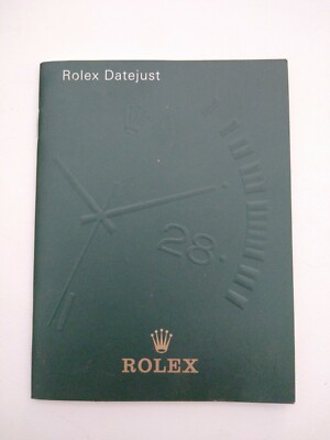 ROLEX Datejust Booklet 1/2001 Manual Brochure 116233 16200 16220 Spanish Version