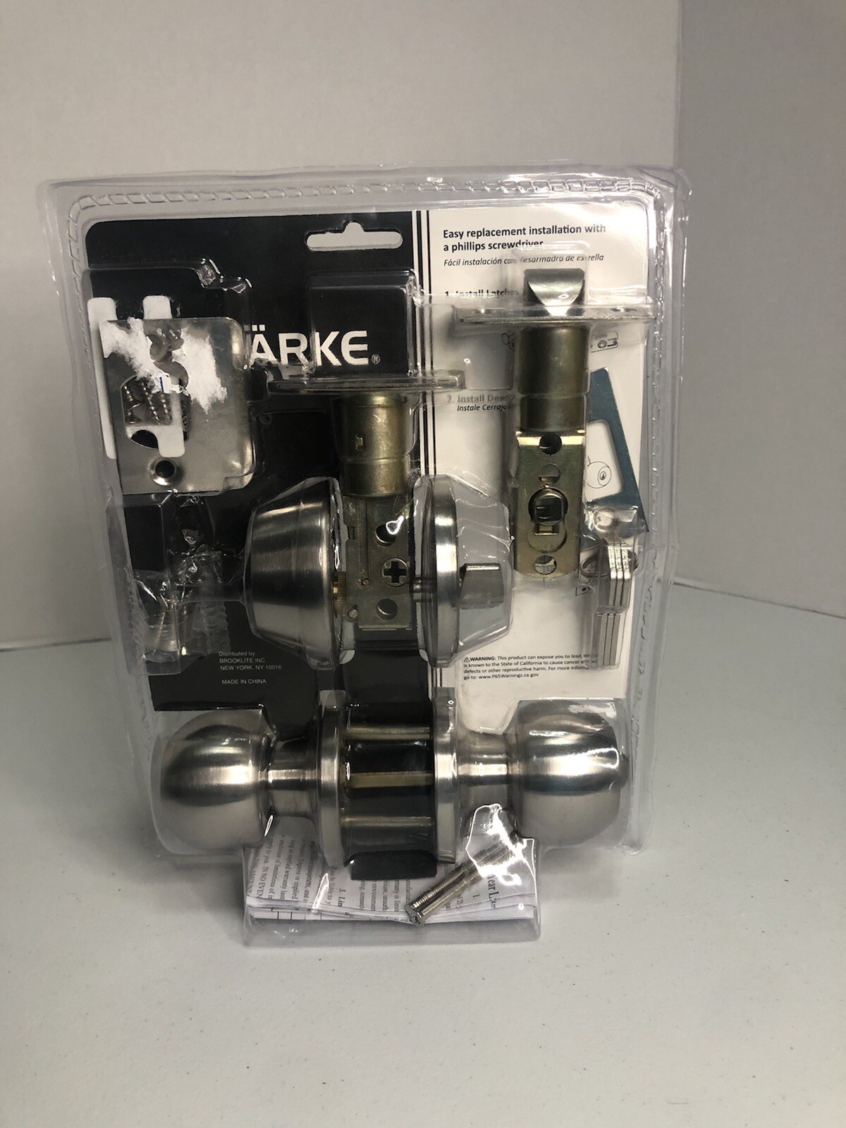 STARKE Single Cylinder Keyed Office Entry Door Knob Lock Set NEW eBay