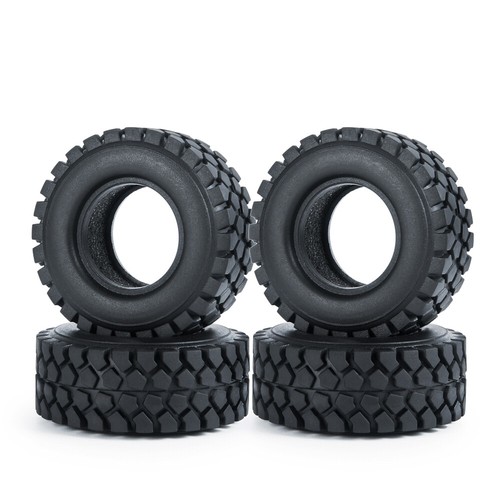 AXSPEED 4x Gummi Reifen für 1/24 RC Auto Axial SCX24 90081 AXI00001/2 Crawler - Bild 13 von 15